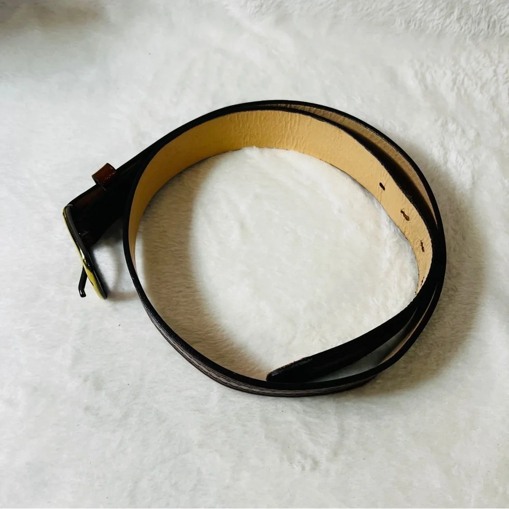 Unisex‎ Brown Genuine Leather Made in the USA Belt size 36/90